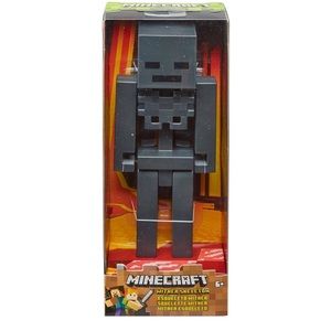 Minecraft Wither Skeleton 8.5 Inch Action Figure Mojang Mattel MINECRAFT New
